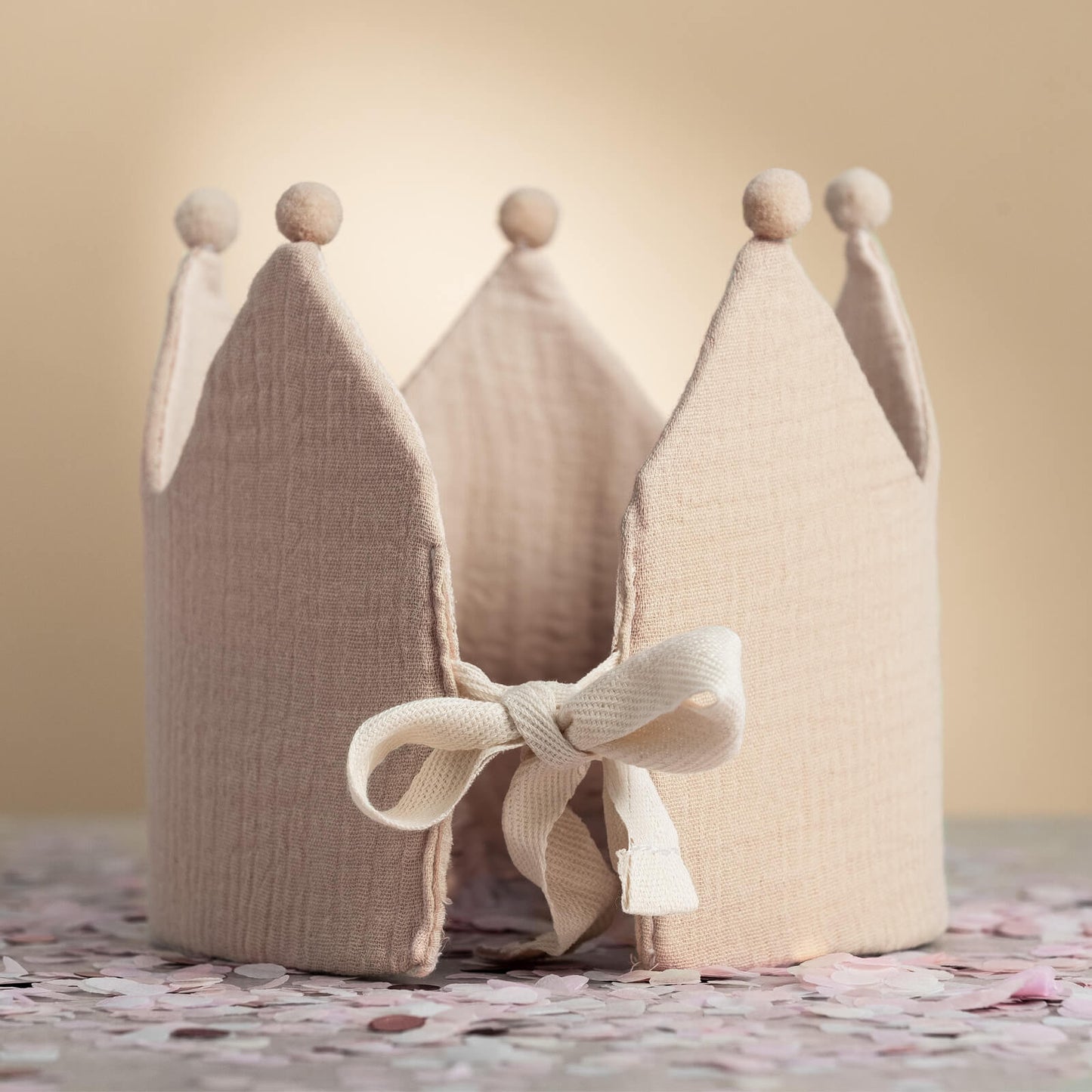 Geburtstagskrone Pastell - Beige - Beige